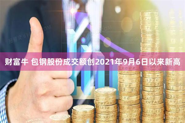 财富牛 包钢股份成交额创2021年9月6日以来新高