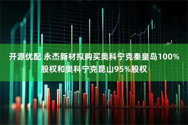 开源优配 永杰新材拟购买奥科宁克秦皇岛100%股权和奥科宁克昆山95%股权