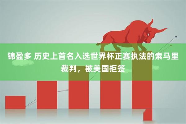 锦盈多 历史上首名入选世界杯正赛执法的索马里裁判，被美国拒签